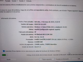 HP EliteDesk 800 G2 Mini. i5 6500T SSD. ULTIMO PC 