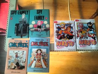 One piece 1 y 2 Soy family 1 y 2 Naruto 1 y 2