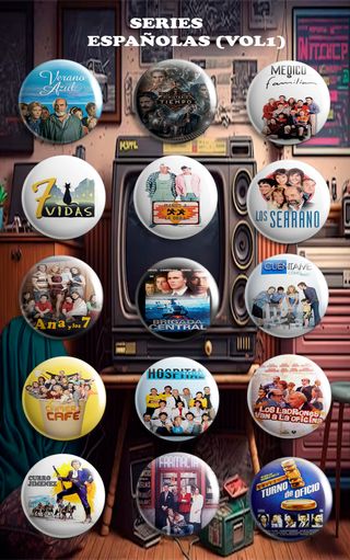 CHAPAS SERIES ESPAÑOLAS (VOL 1)