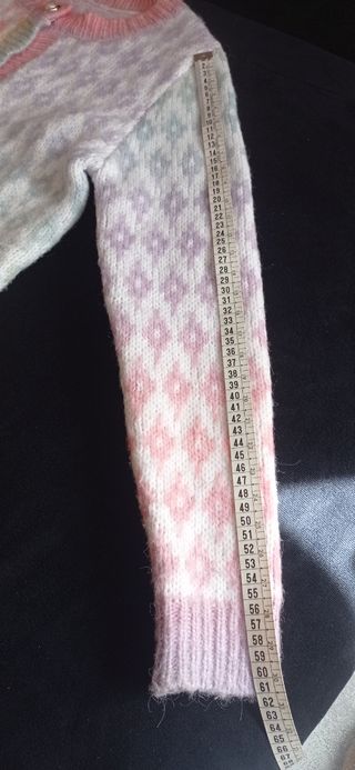 Chaqueta de punto multicolor mujer