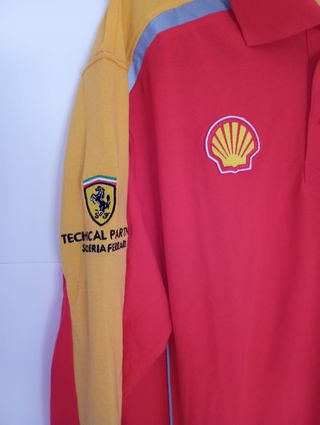 Camiseta Shell V-Power Ferrari Talla XL