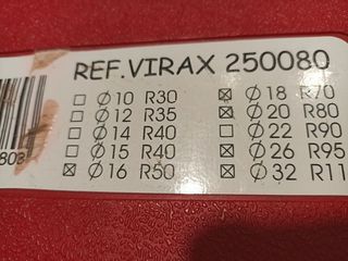 Curvadora de tubos VIRAXCurvadora VIRAX 
