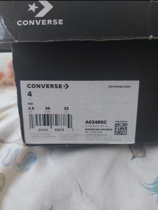 Zapatillas Converse Negras Talla 36