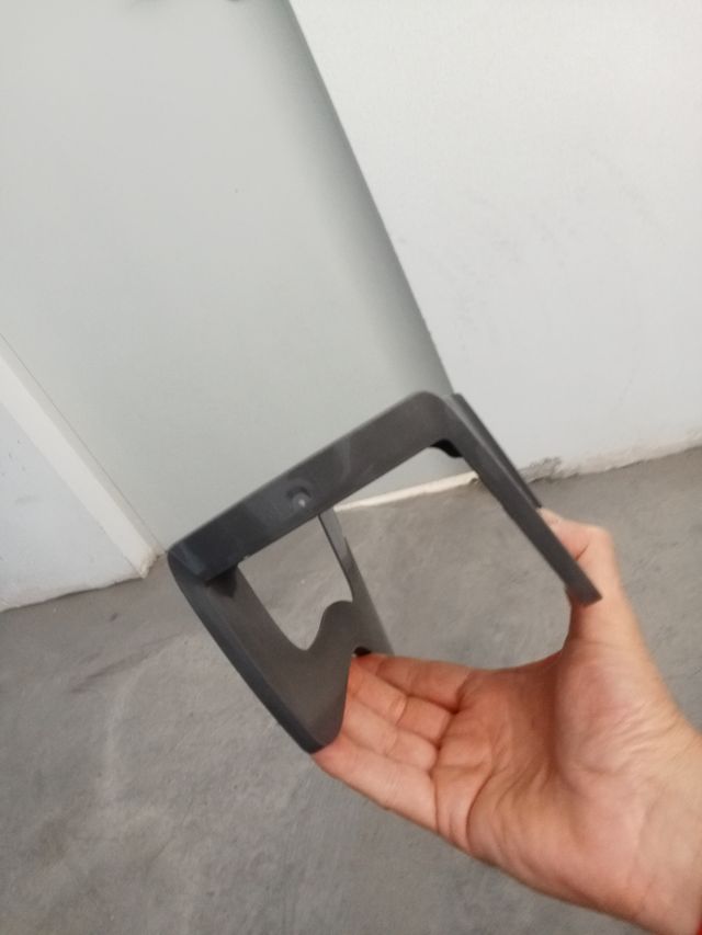 Zapatero apilable plástico gris