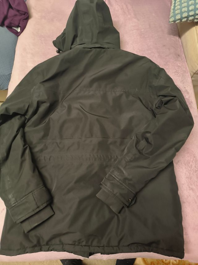 Abrigo negro hombre Wellenstey