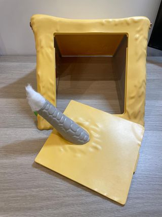 Casa de Playmobil con tejado amarillo
