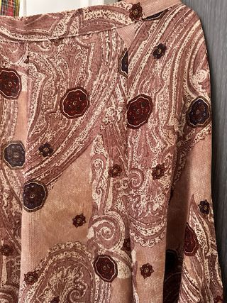 Falda larga vintage estampado paisley