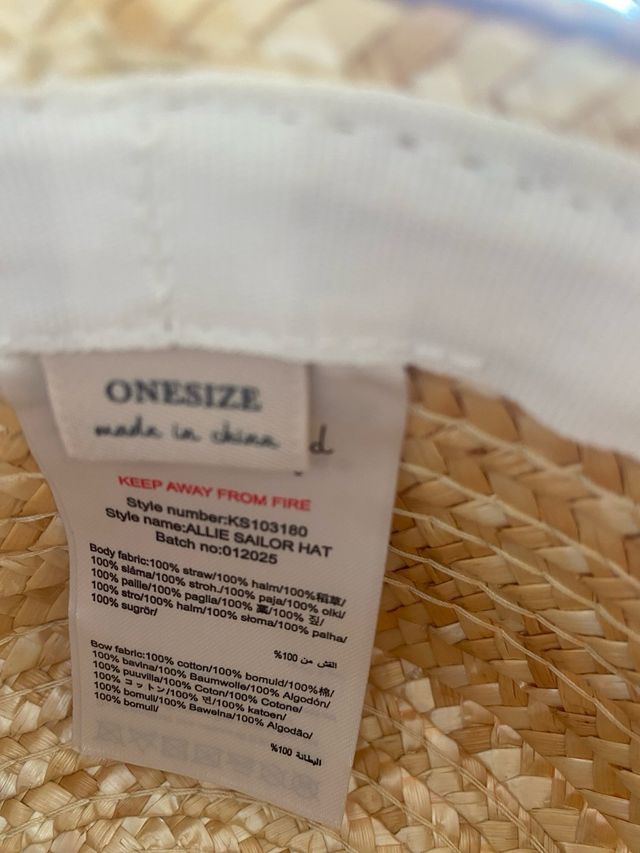 Cappello di paglia da bambina Konges Slojd