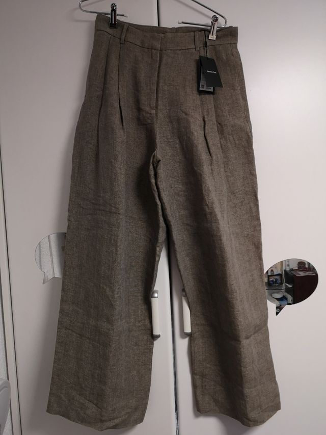 Pantalones Massimo Dutti Marrón Talla M