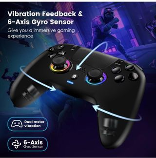 Mando PS4 Negro Compatible PS5