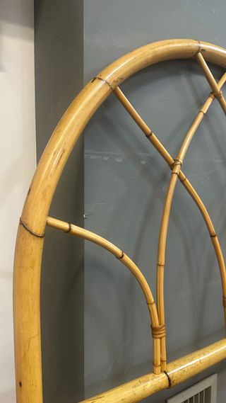 Cabezal de cama de bambú