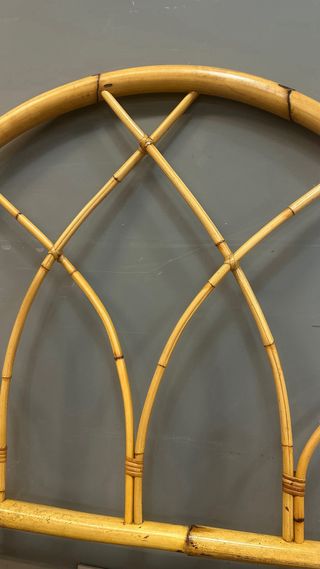 Cabezal de cama de bambú