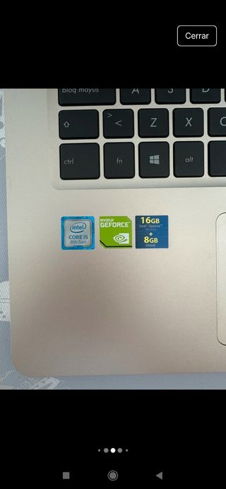 Asus vivobook X510, i5 8th Gen, 16 GB, 512 GB SSD