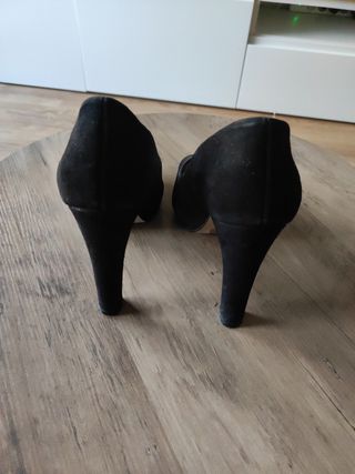Zapatos de tacón MNG negros talla 36