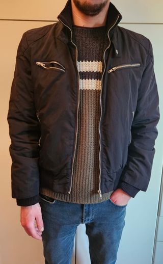Giubbotto bomber anni '90 nero