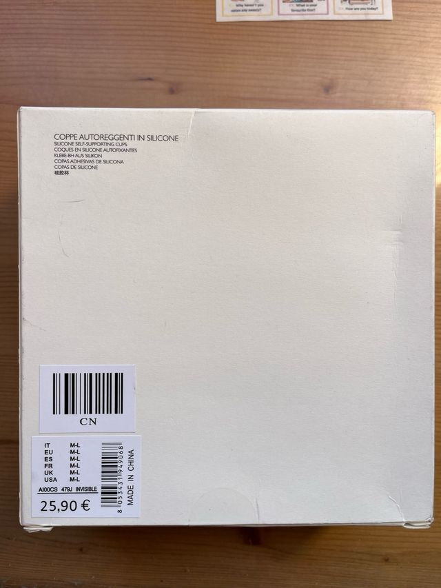 Copas autoajustable Intimissimi transparente