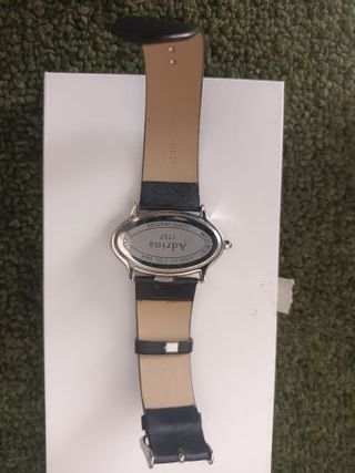 Reloj Adrina Mujer Negro/Plateado
