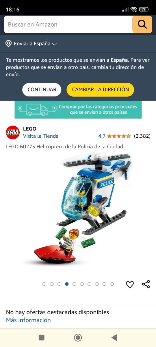 Lego City Helicóptero Policía 60275