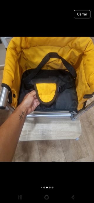 Trona de viaje plegable