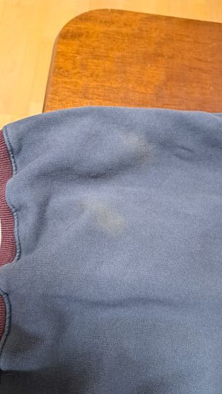 Bomber Replay Vintage. Azul marino y blanco.