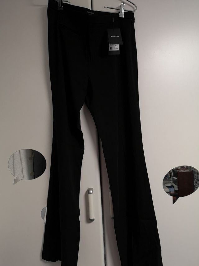 Pantalones Massimo Dutti negros mujer