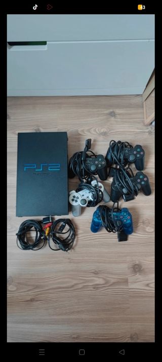 Consola Sony Playstation 2 PS2 + Mandos