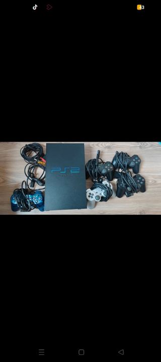 Consola Sony Playstation 2 PS2 + Mandos