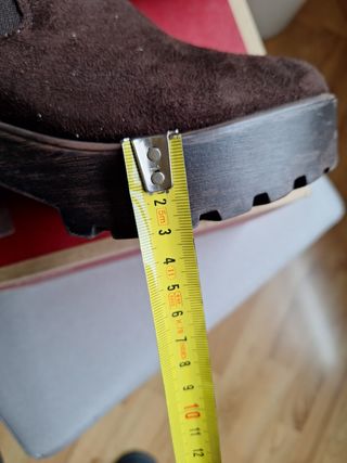 Botines de gamuza marrón