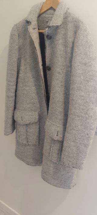 Abrigo Zara Gris