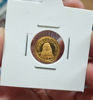 Moneda 5000 Pesetas 1990 V Centenario ORO 999 FNMT