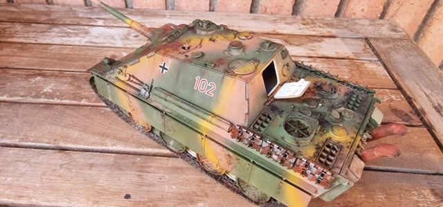 Maqueta Tanque Alemán Jagdpanther Montada