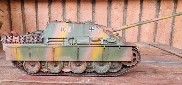 Maqueta Tanque Alemán Jagdpanther Montada