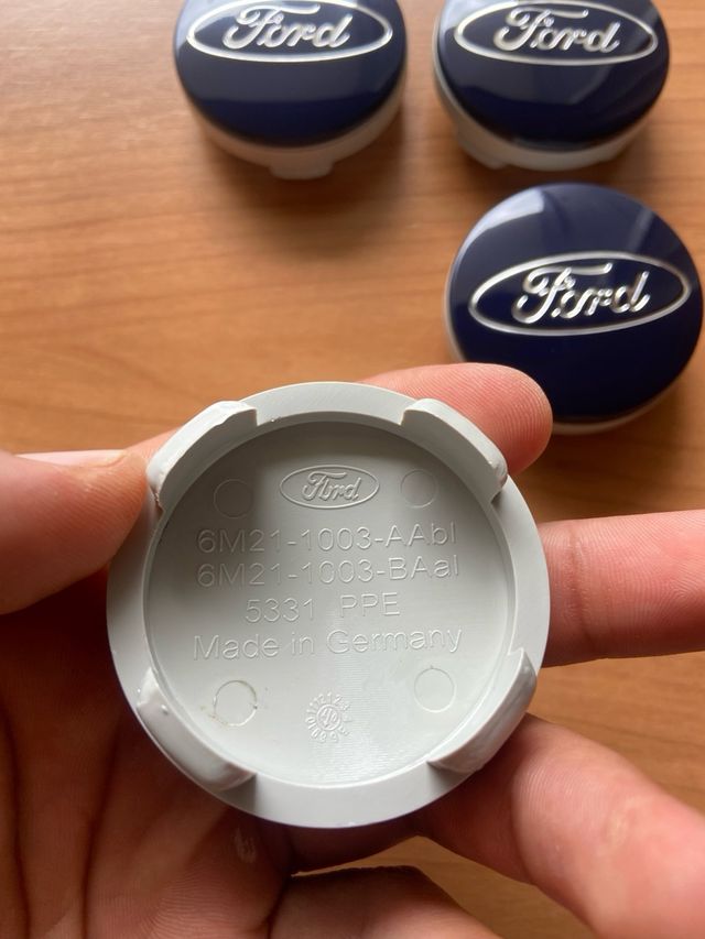 Tapabujes Ford 54mm Azul Marino (4 unidades)