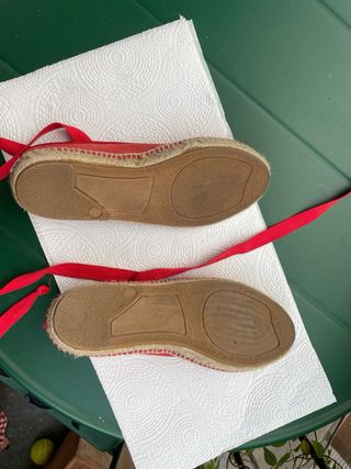 Alpargatas Pitusas Ballet Rojas