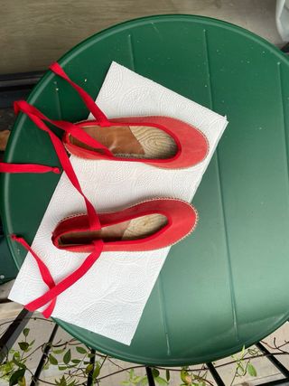 Alpargatas Pitusas Ballet Rojas