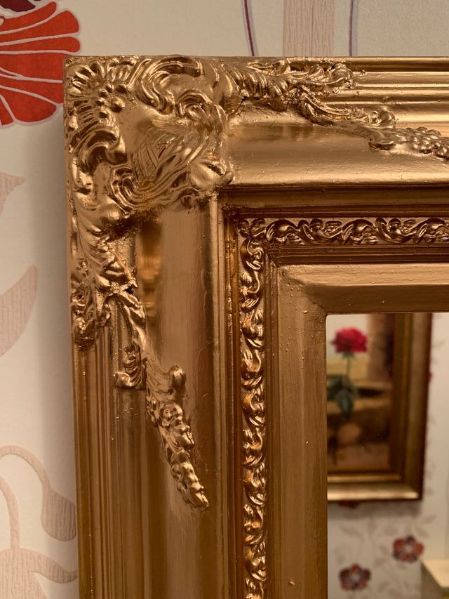 PAREJA ESPEJOS ESTILO BARROCO EN MADERA