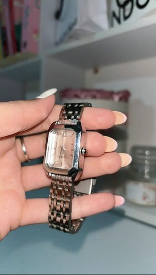 Reloj mujer plateado elegante metálico NUEVO ✨