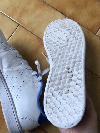 Zapatillas Adidas Blancas y Azules