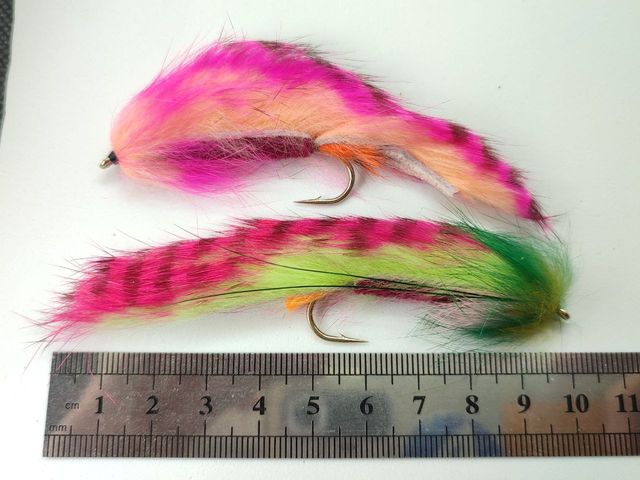 Streamers Zonker Pesca Trucha, Bass, Salmón