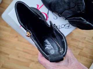 Botines de gamuza negros