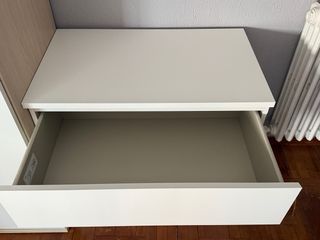 Cómoda 3 cajones Ikea blanca
