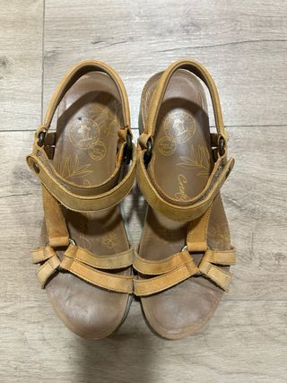 Sandalias Panama Jack Mujer Beige/Marrón