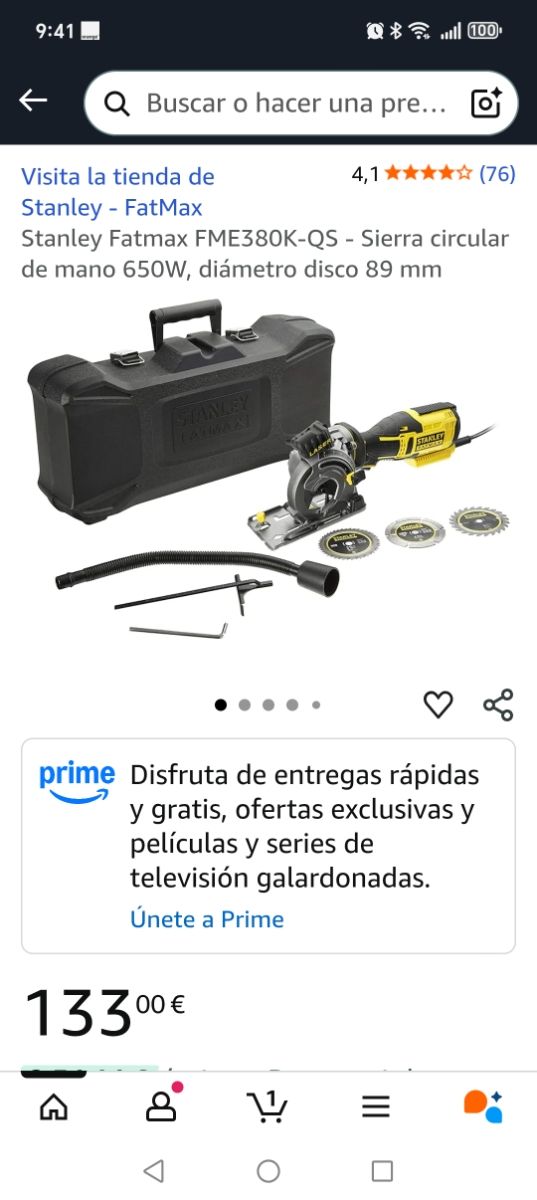 Sierra Stanley Fatmax Inmersión