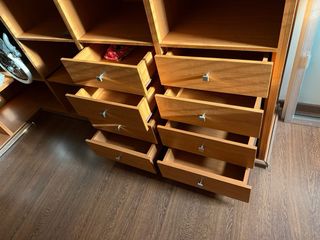 Armario vestidor de madera