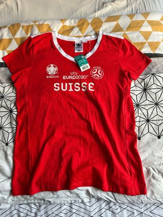Camiseta Fans Suiza Euro2020 Roja