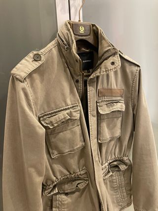 Chaqueta militar verde