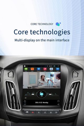 Radio CarPlay Android Auto Ford Focus 2012-2018