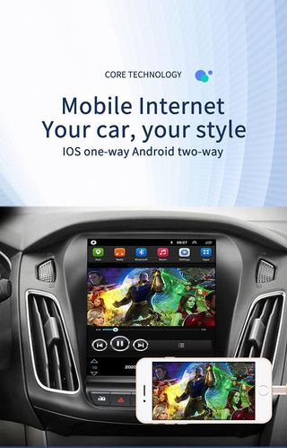Radio CarPlay Android Auto Ford Focus 2012-2018