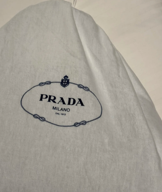 Bolso Prada Piel Negra Encerada