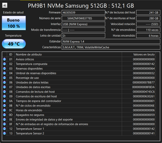 SSD NVMe Samsung 512GB PM9B1